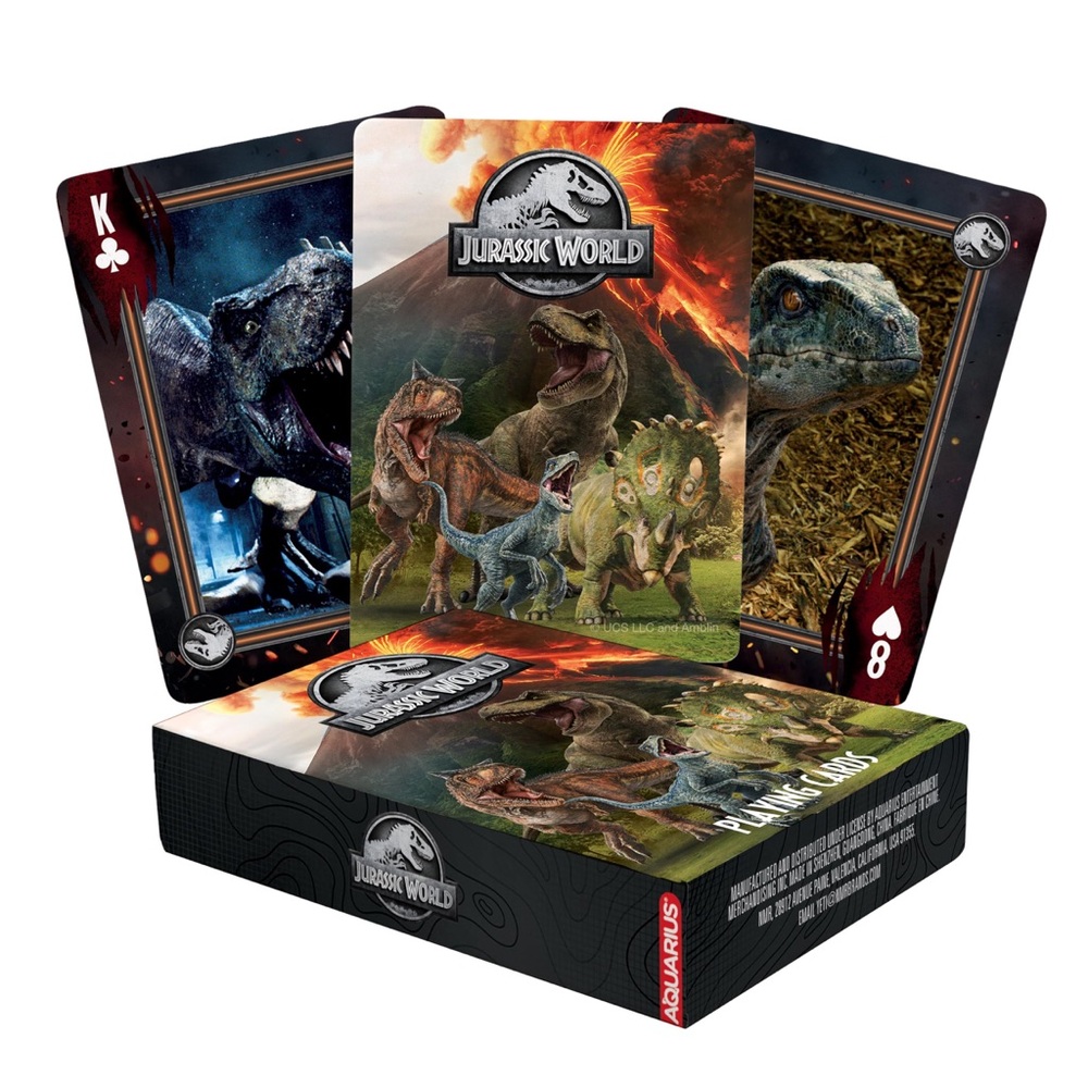 🃏 2 for $15: New Officially Licensed Jurassic World Playing Cards Set